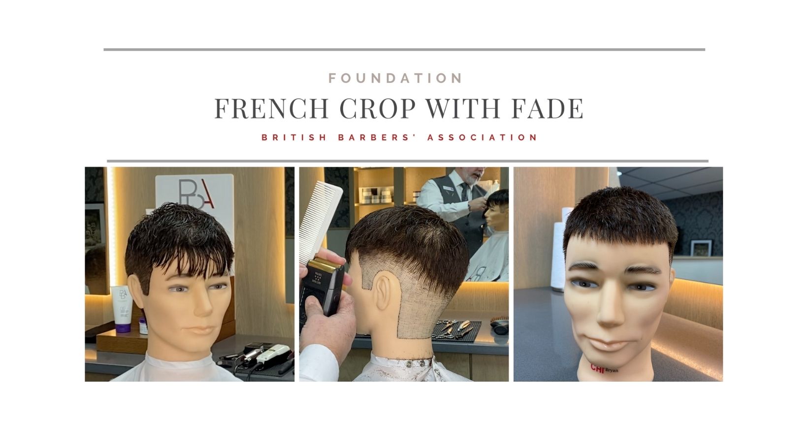 Foundation French Crop with Fade